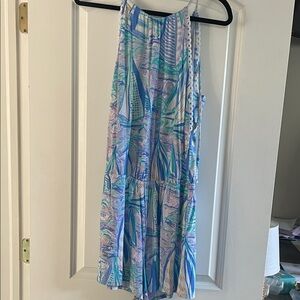 Lilly Pulitzer Blue and Purple Jumpsuit